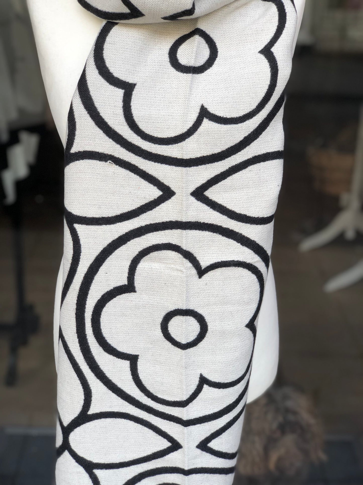 Reversible Flower Scarf