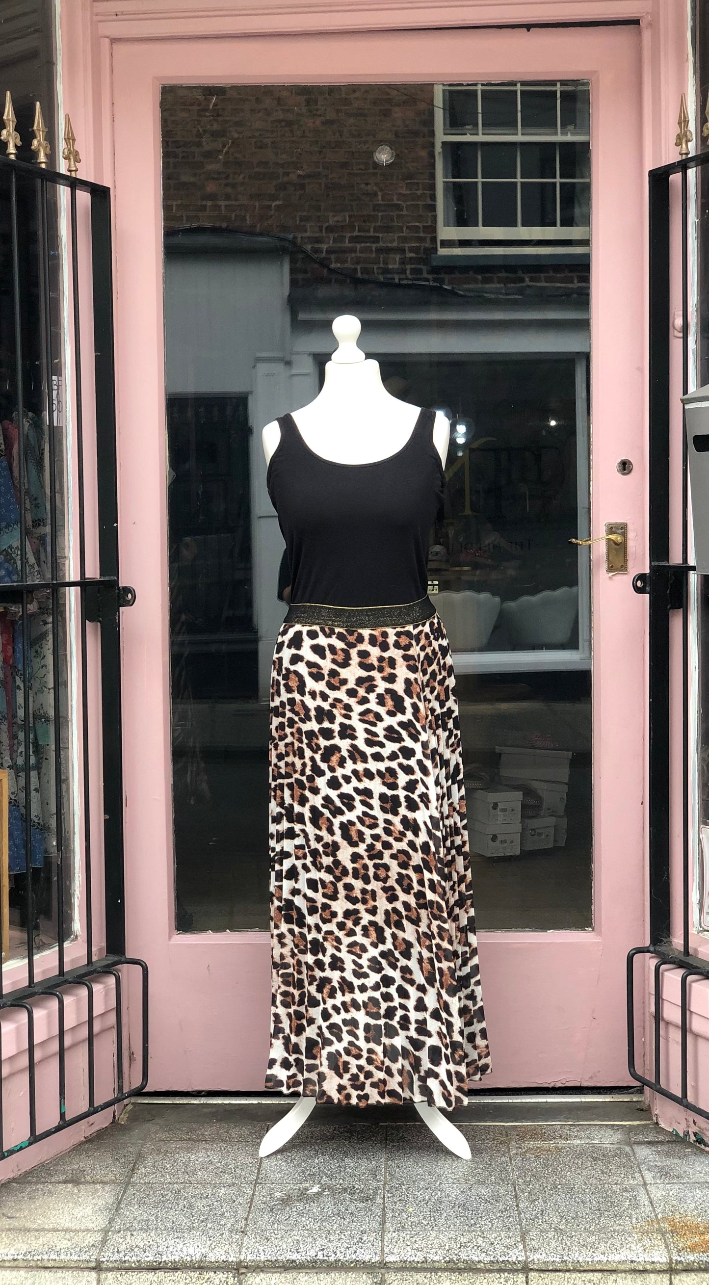 Cheetah Print Maxi Skirt