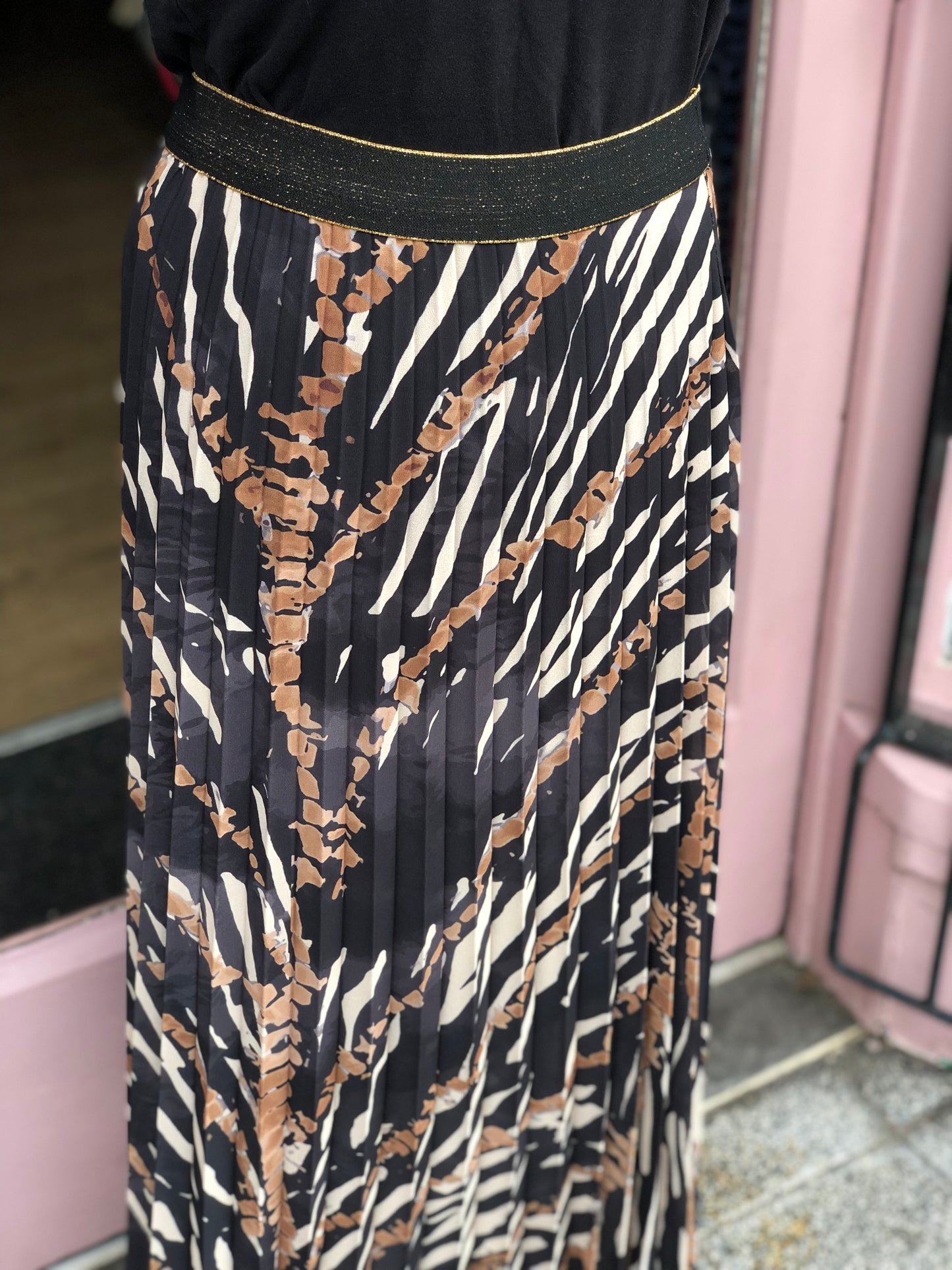 Autumn Effect Maxi Skirt