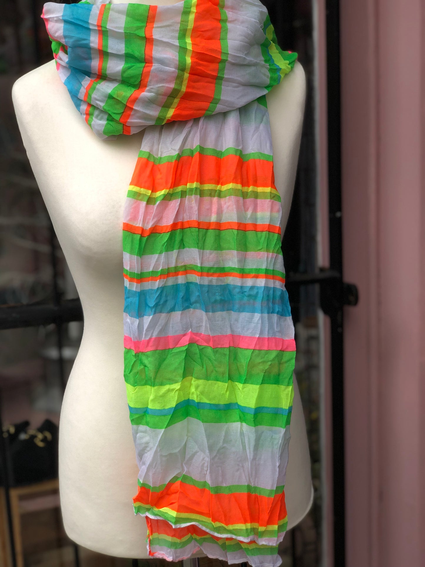 Stripe Summer Scarf