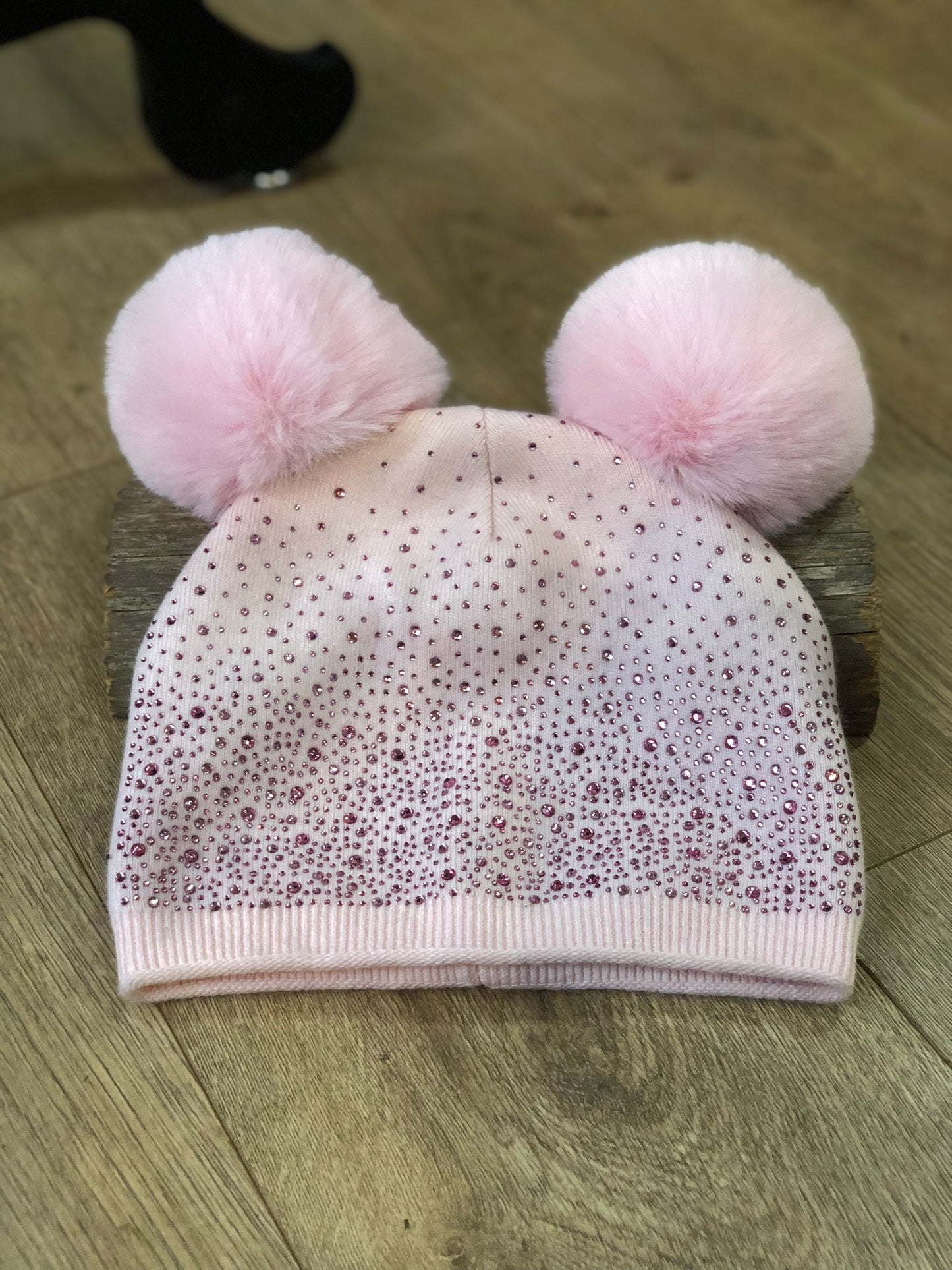 Double Pom Pom Hat