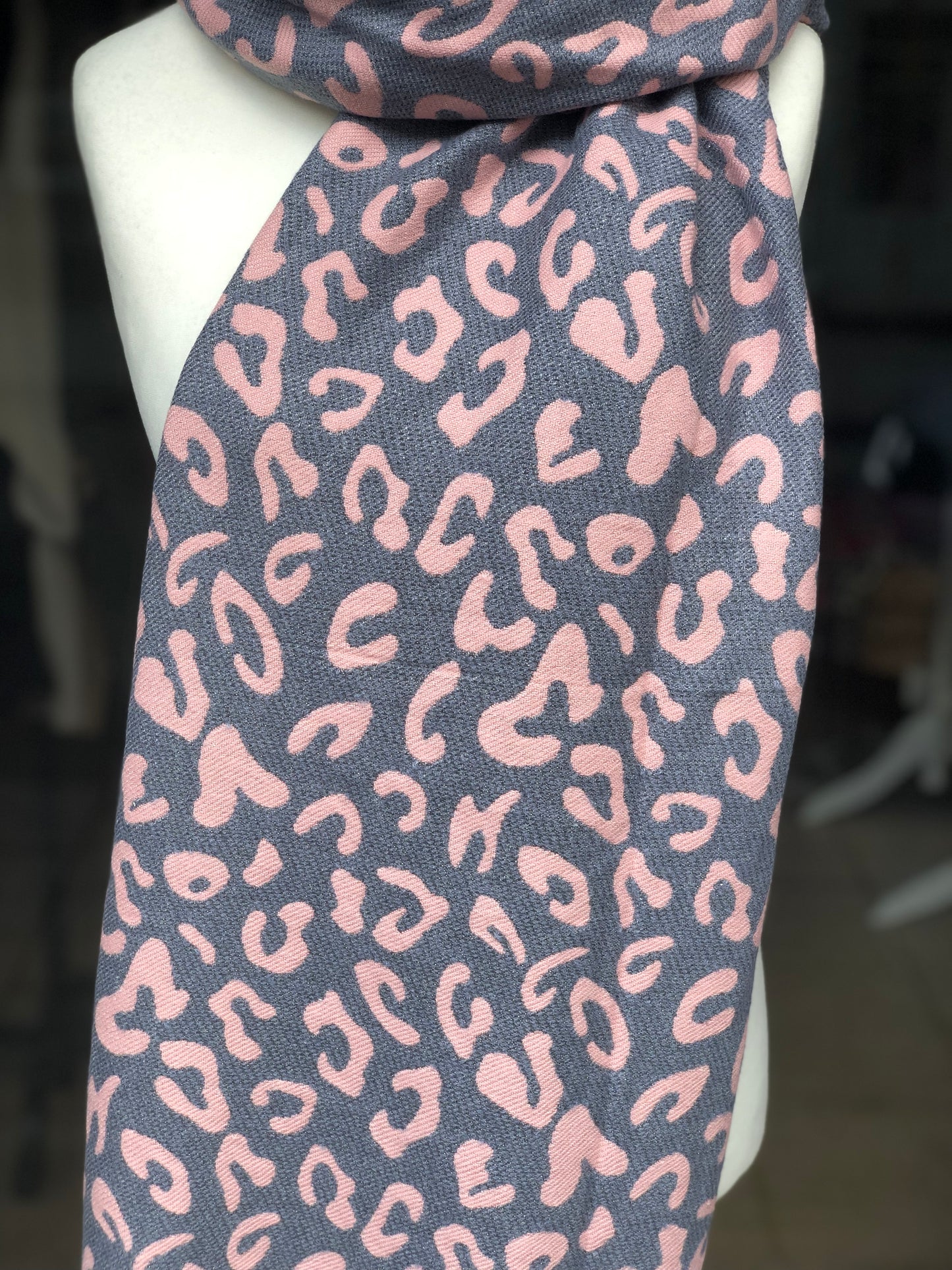 Animal Print Reversible Scarves