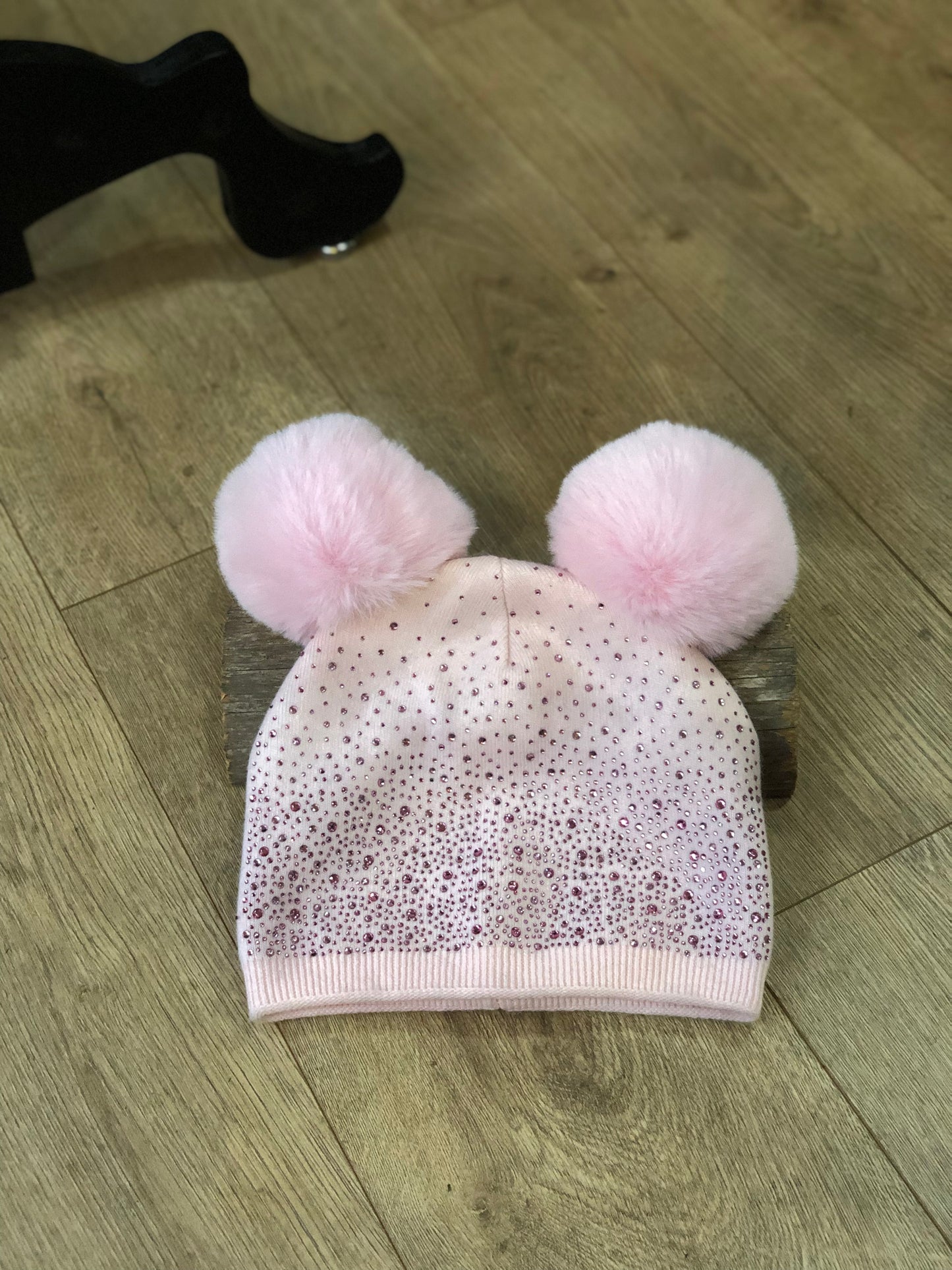 Double Pom Pom Hat