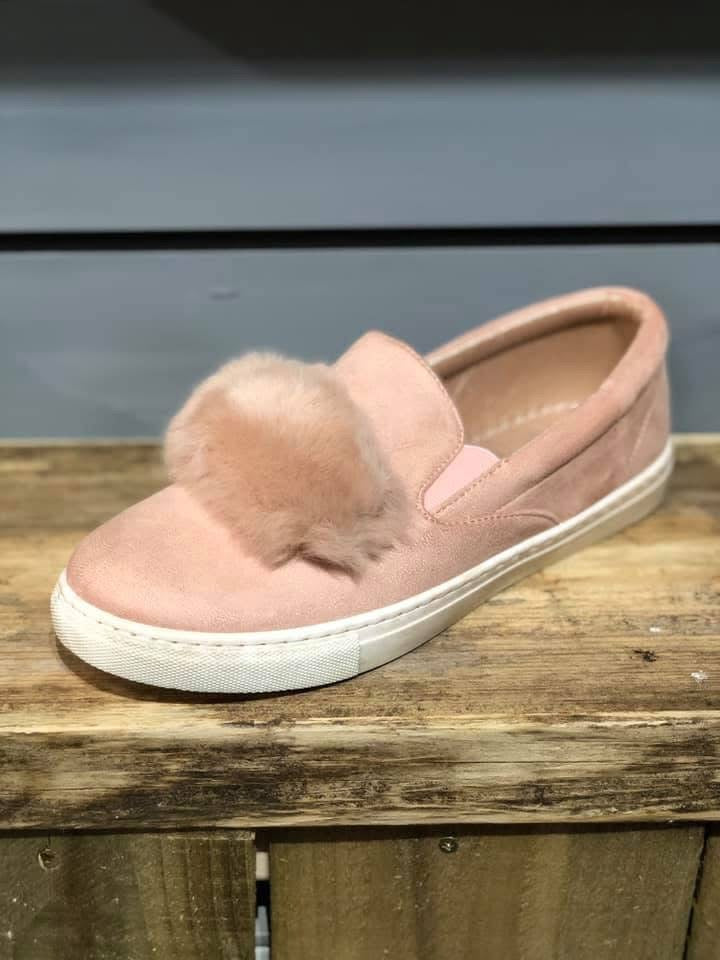 Pink Fluffy Pumps