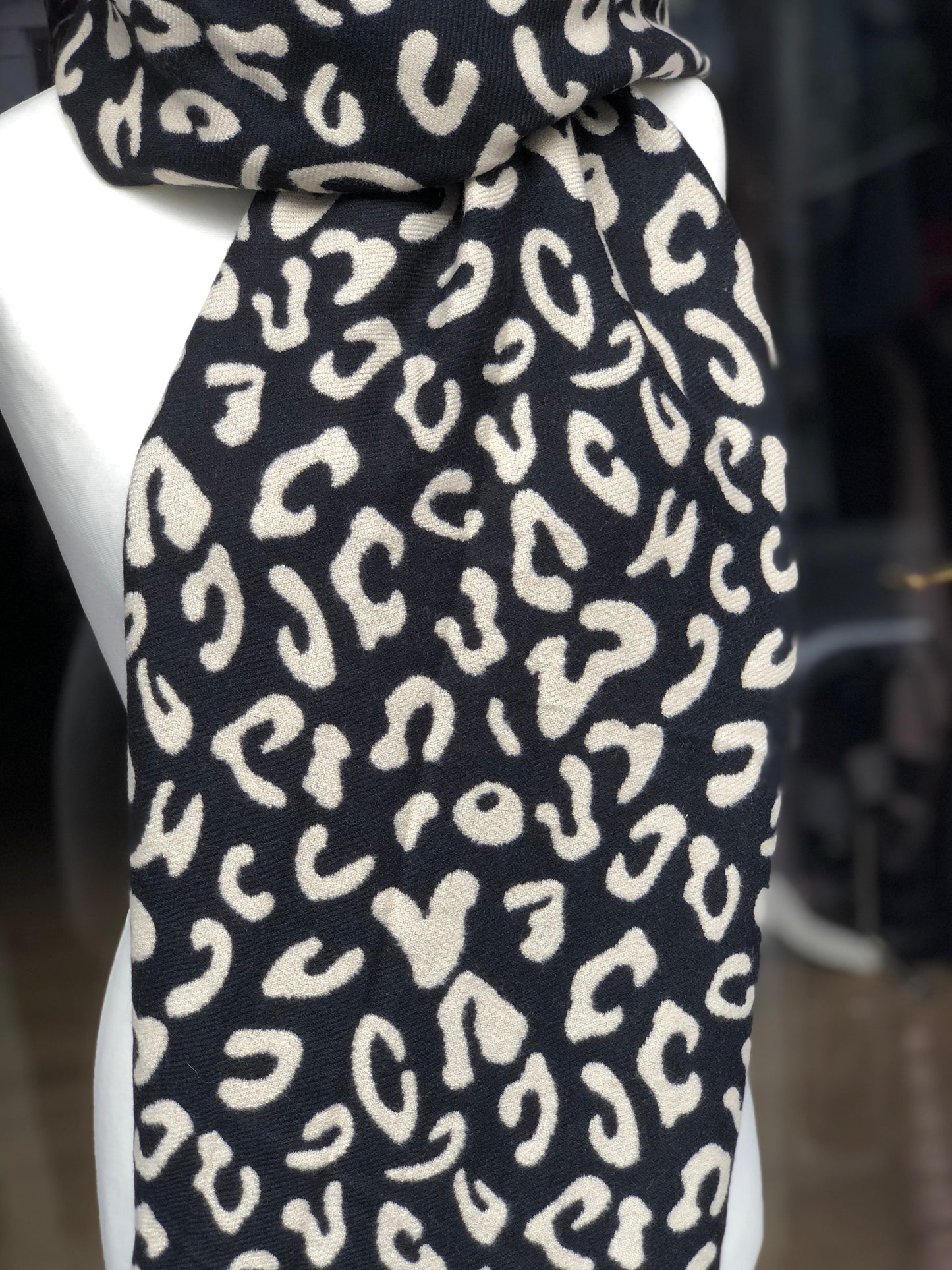 Animal Print Reversible Scarves