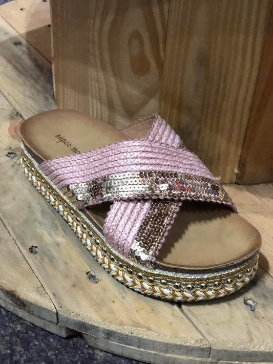 Pink Gold Sliders