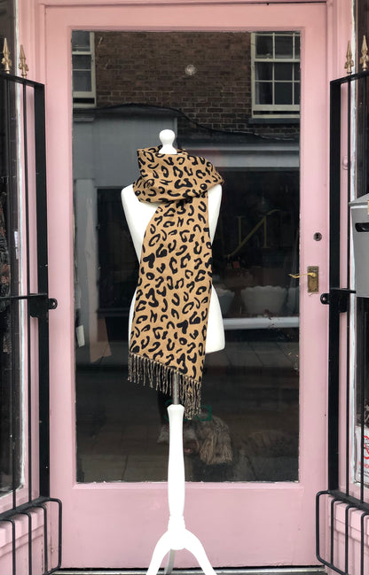 Animal Print Reversible Scarves