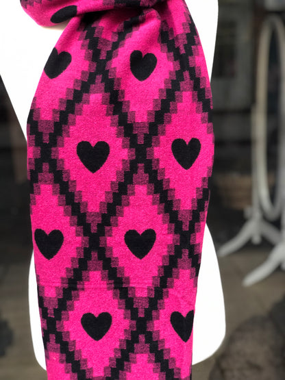 Heart Reversible Scarves