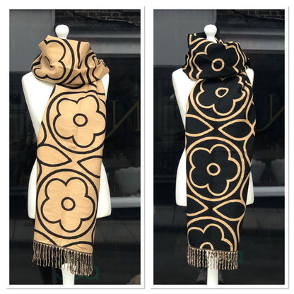 Reversible Flower Scarf
