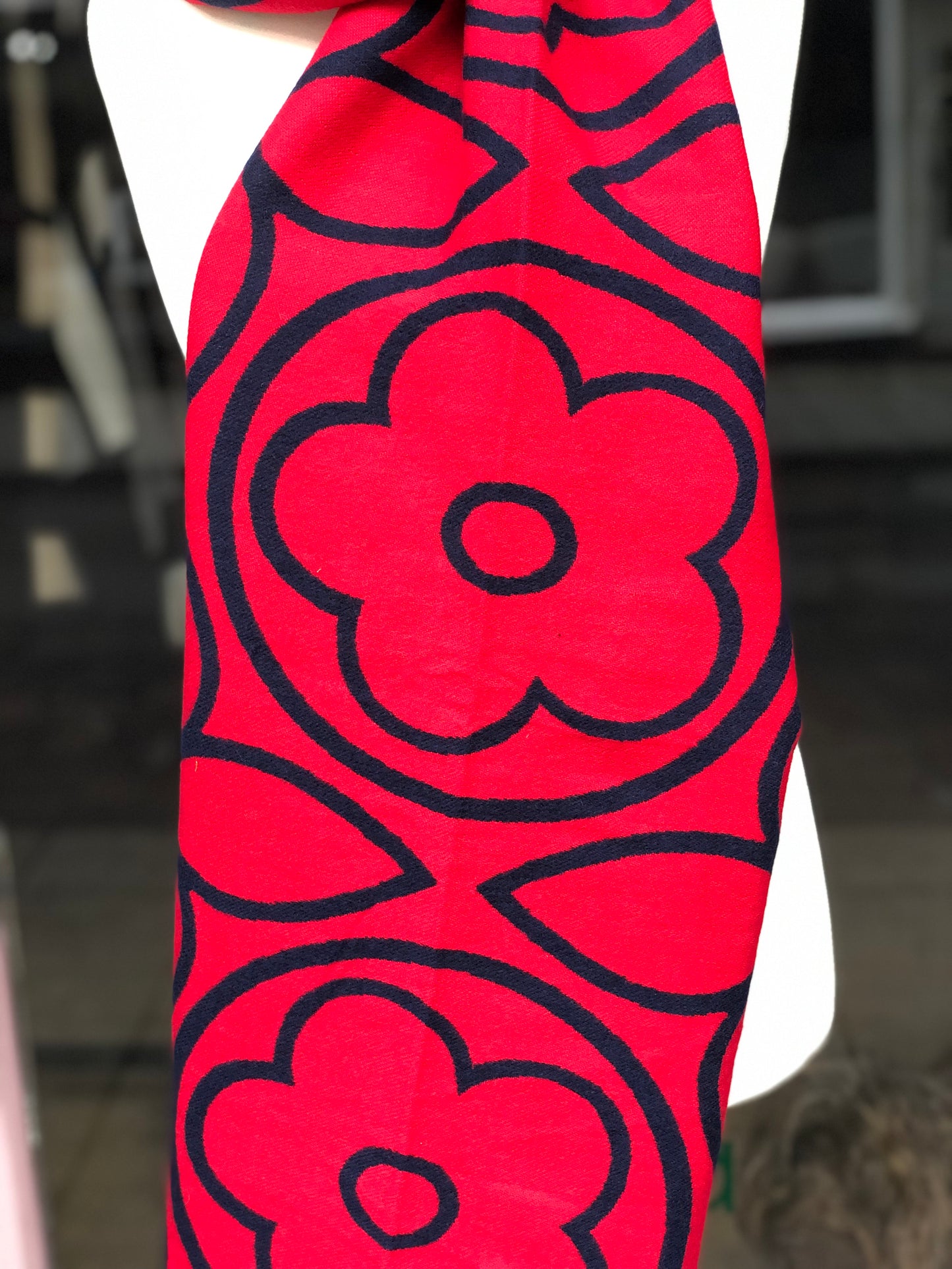 Reversible Flower Scarf