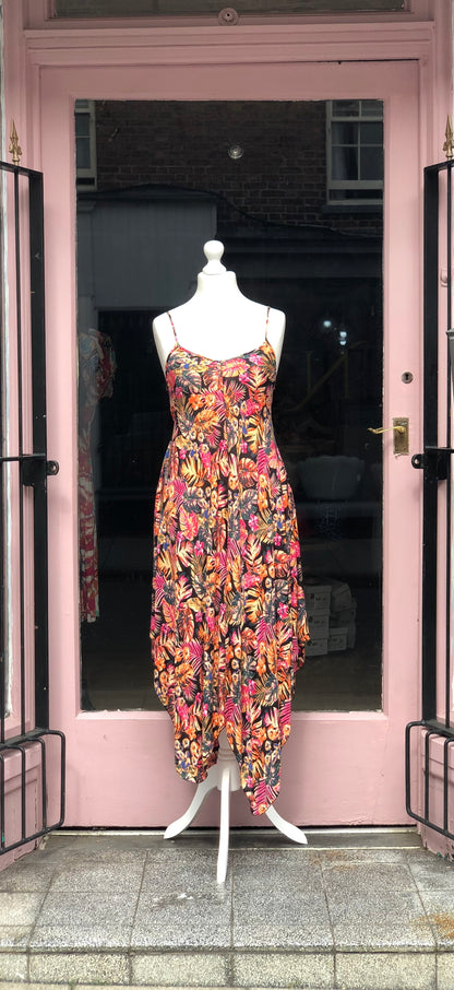 Tropical Handkerchief Sun Dress