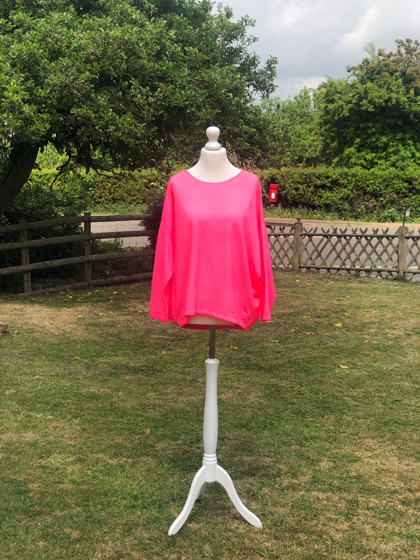 Neon Pink Sweatshirt