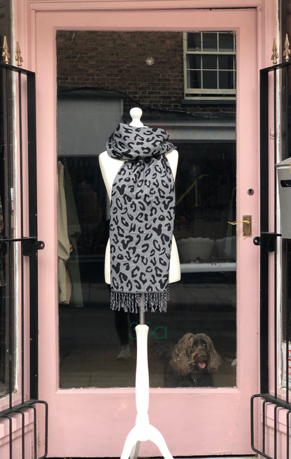 Animal Print Reversible Scarves