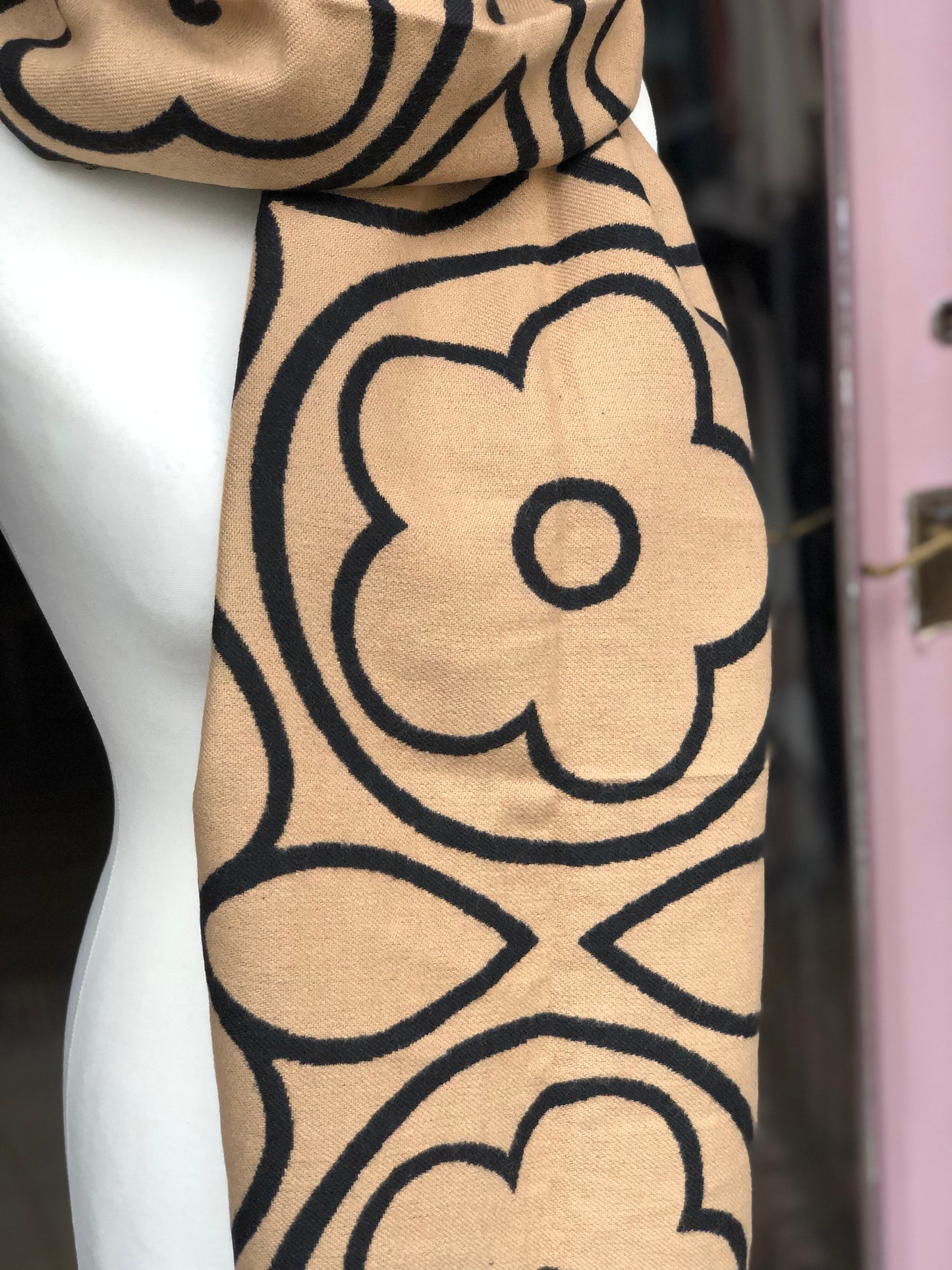 Reversible Flower Scarf