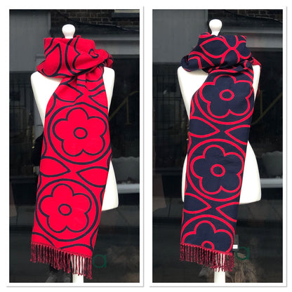 Reversible Flower Scarf