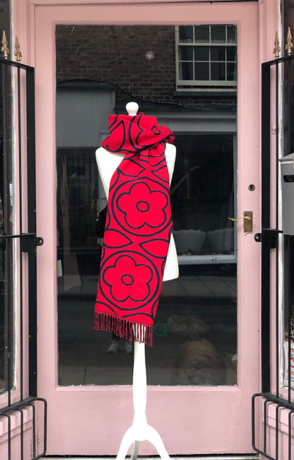 Reversible Flower Scarf