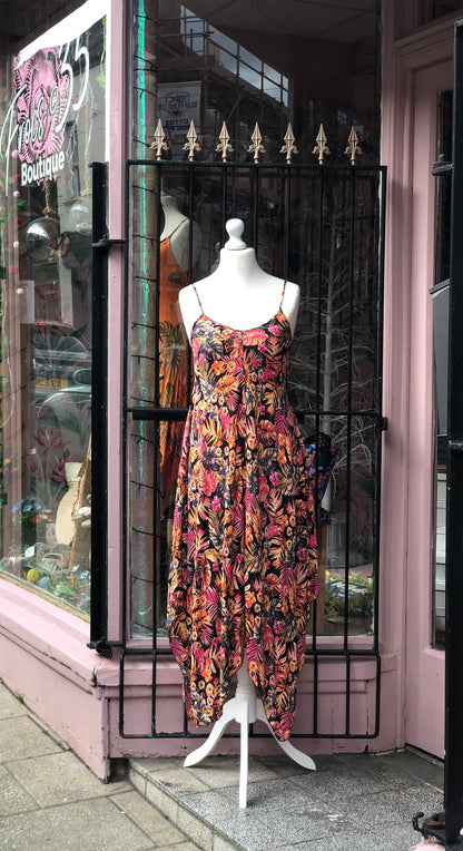 Tropical Handkerchief Sun Dress
