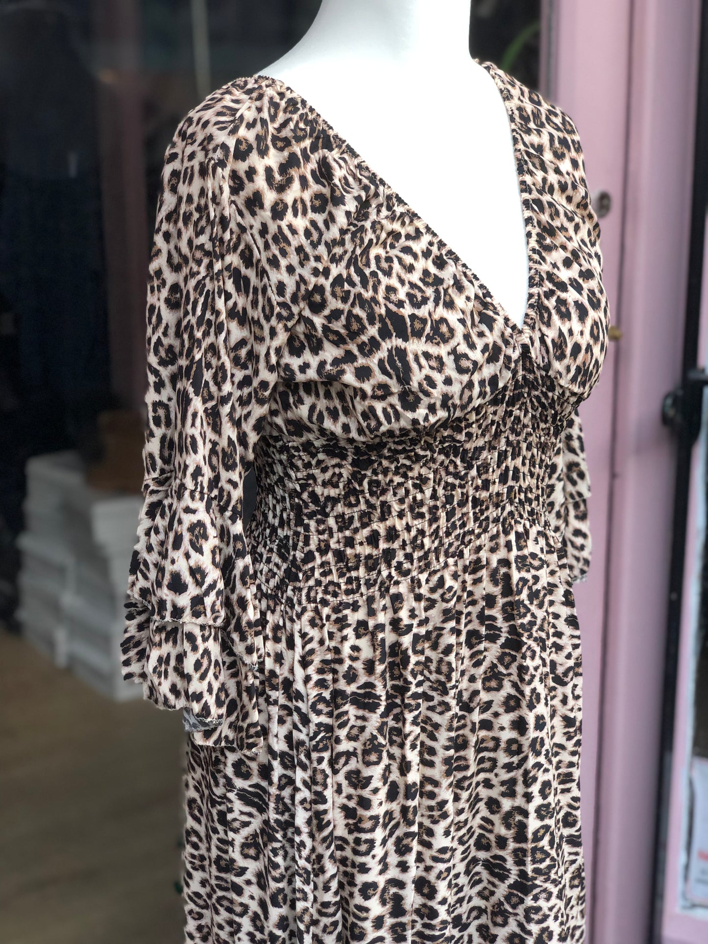 Animal Print Maxi Dress