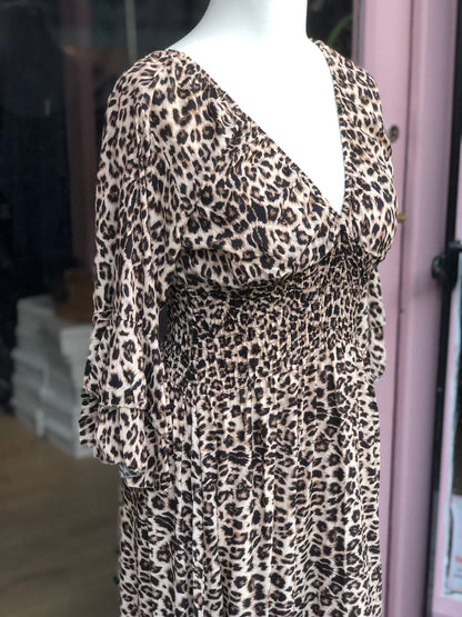 Animal Print Maxi Dress