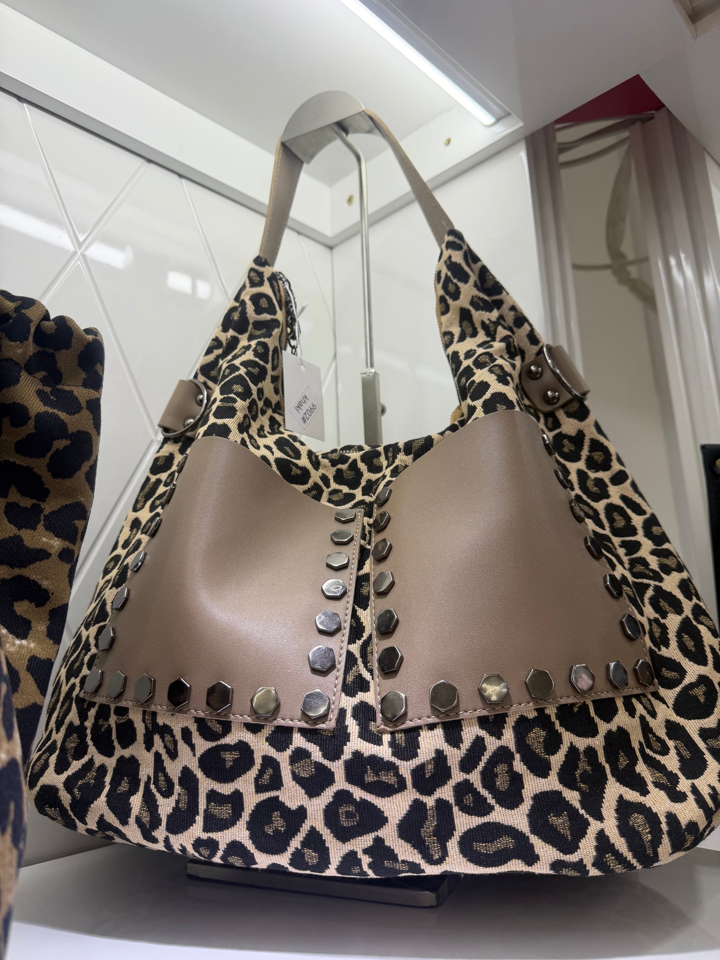 Animal Print Shoulder Bag
