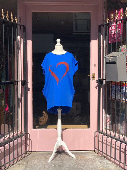 Oversized Heart T - Shirt