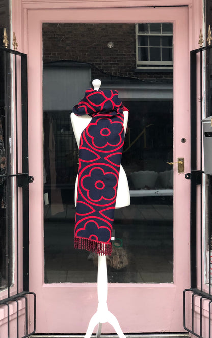 Reversible Flower Scarf