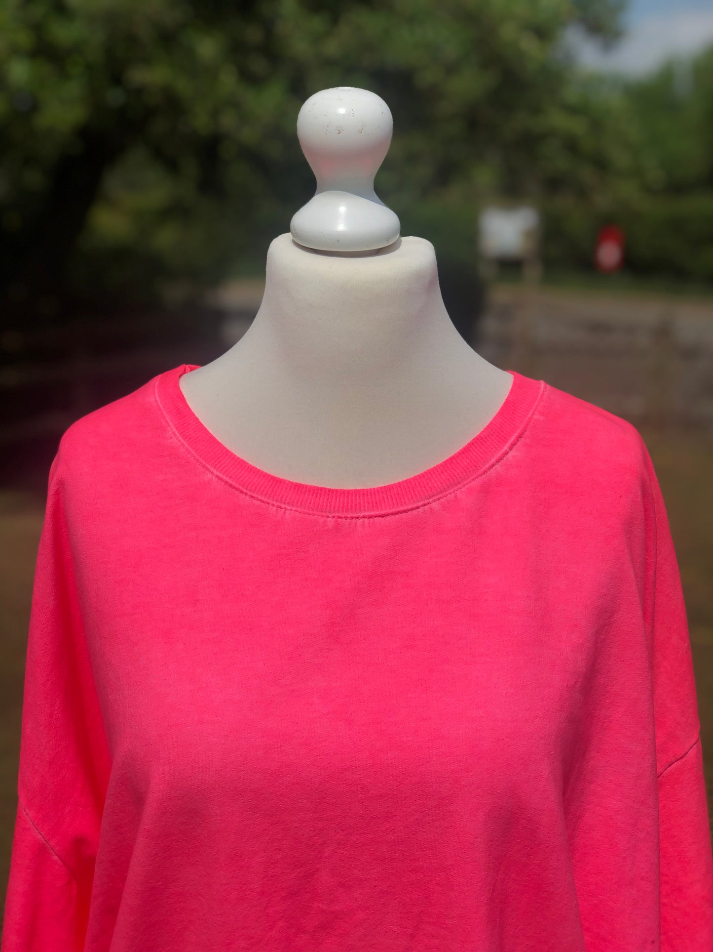 Neon Pink Sweatshirt