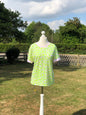 Neon Animal Print T Shirt - Green