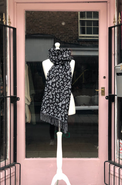 Animal Print Reversible Scarves