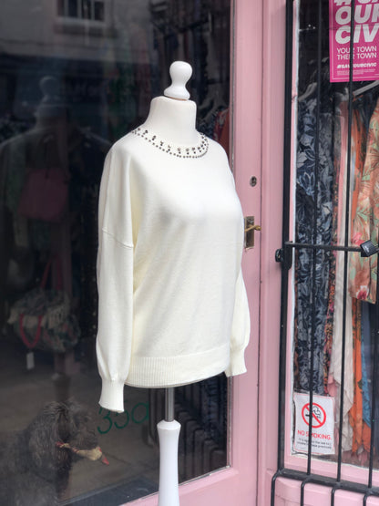 Stud Collar Jumper