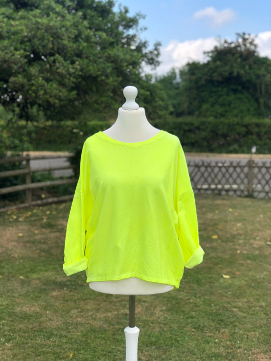 Neon Sweatshirt - Yellow