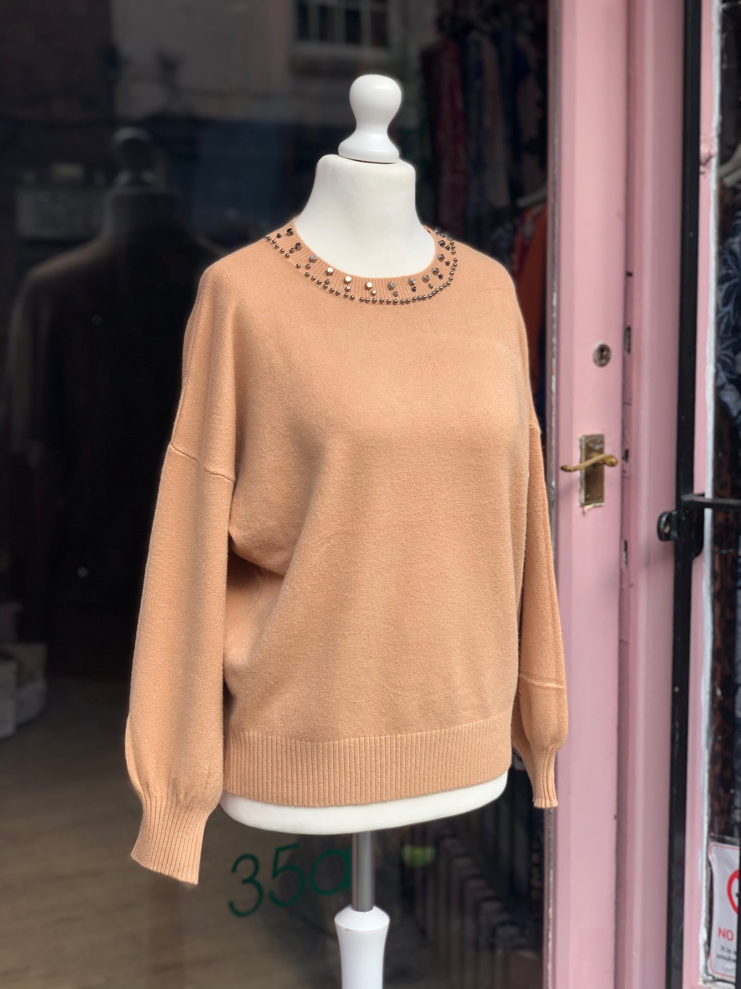 Stud Collar Jumper