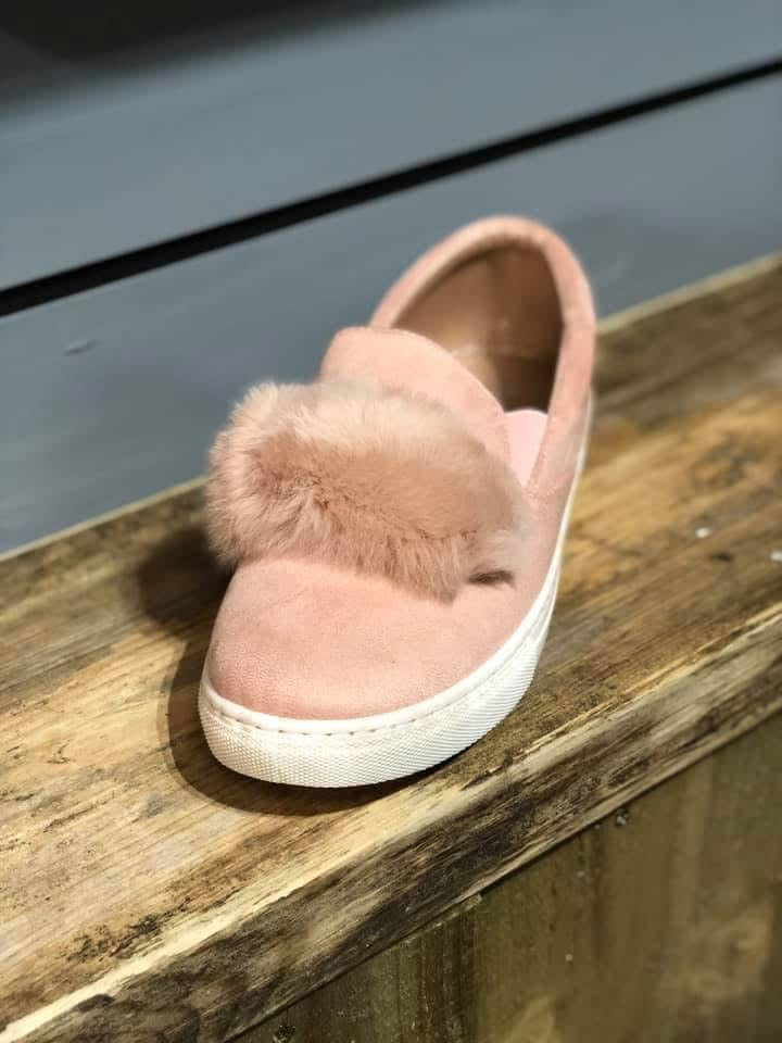 Pink Fluffy Pumps