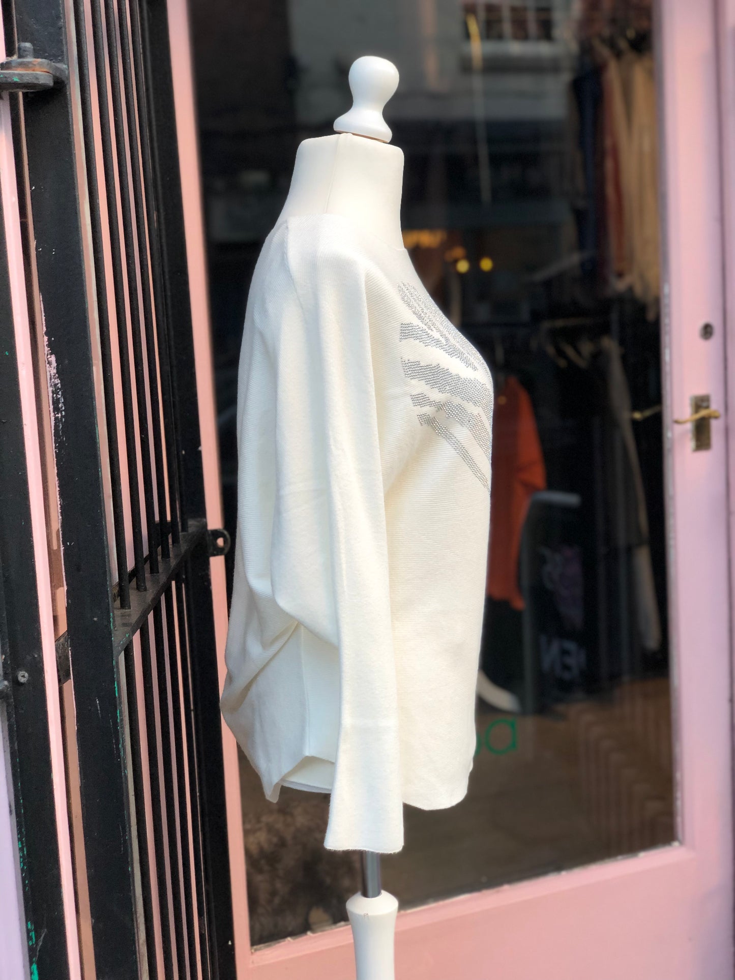 Diamanté Heart Jumper