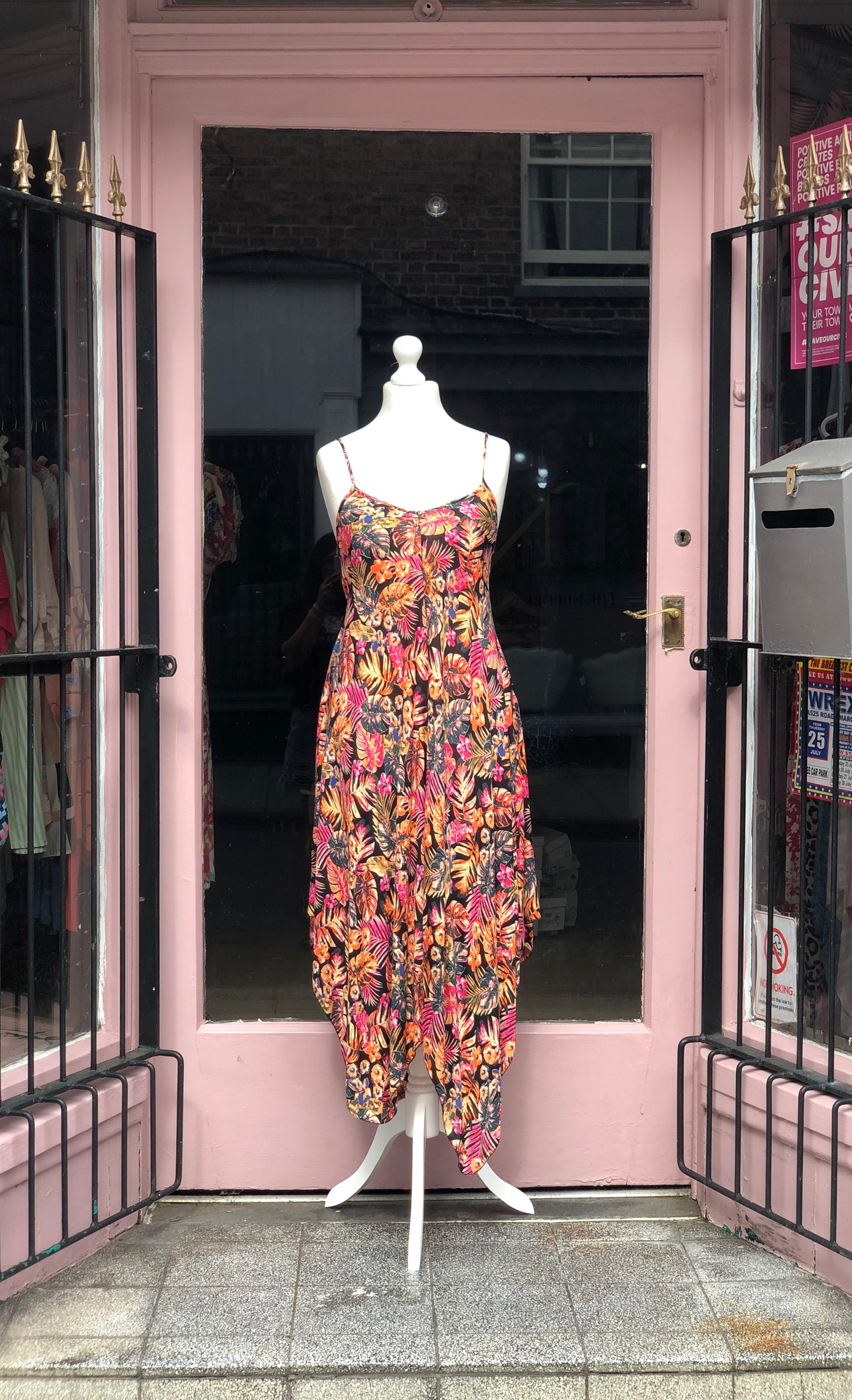 Tropical Handkerchief Sun Dress