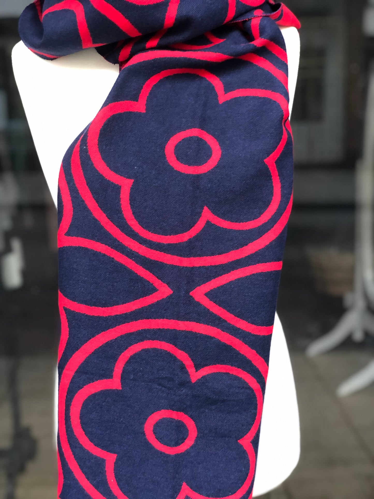 Reversible Flower Scarf