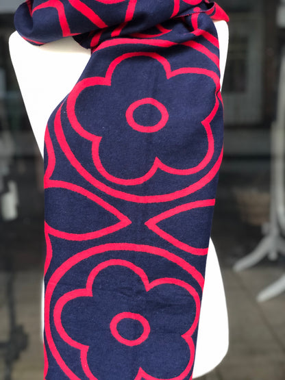 Reversible Flower Scarf