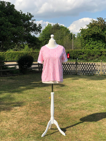 Heart T Shirt - Red / Pink