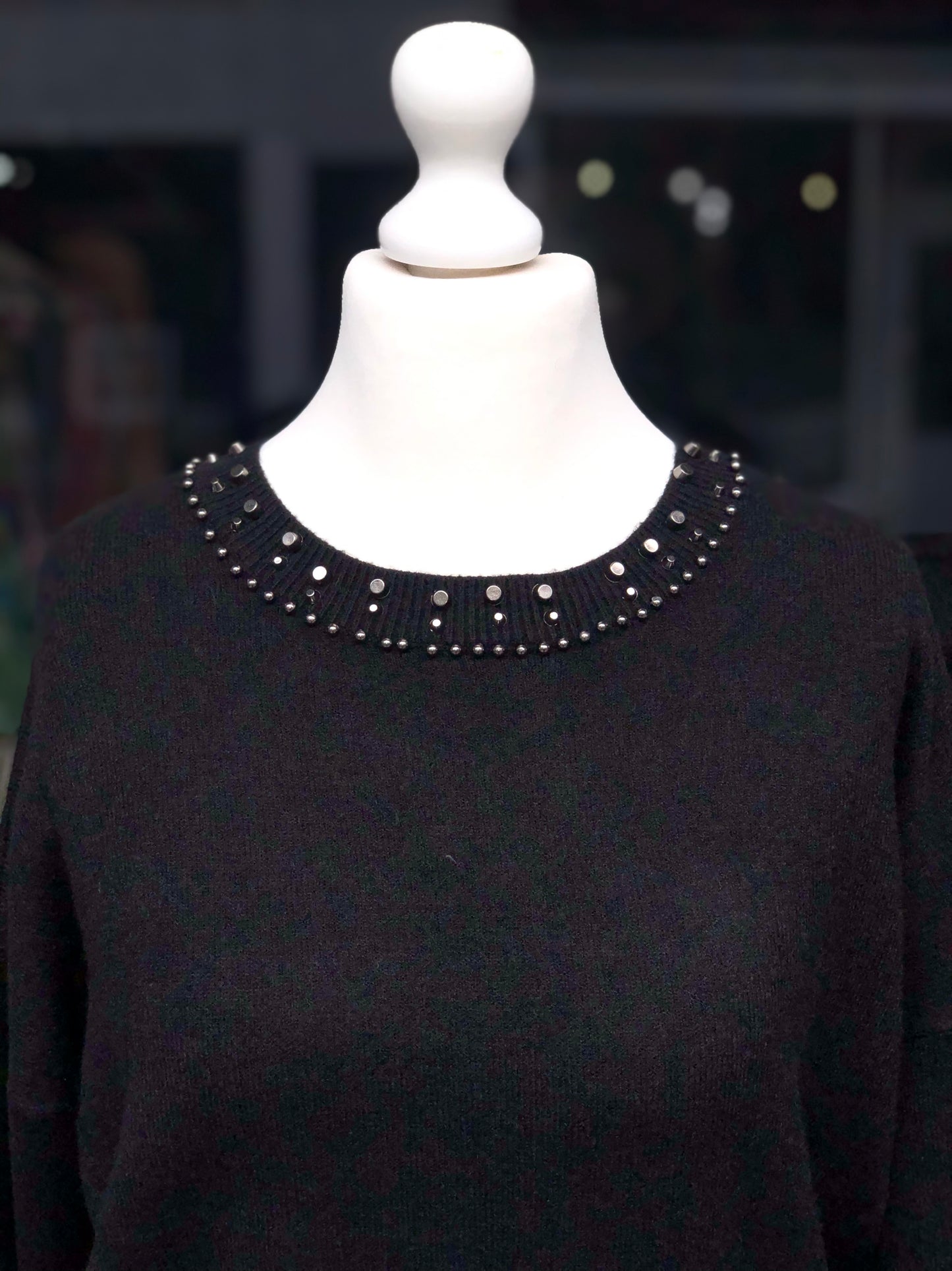 Stud Collar Jumper