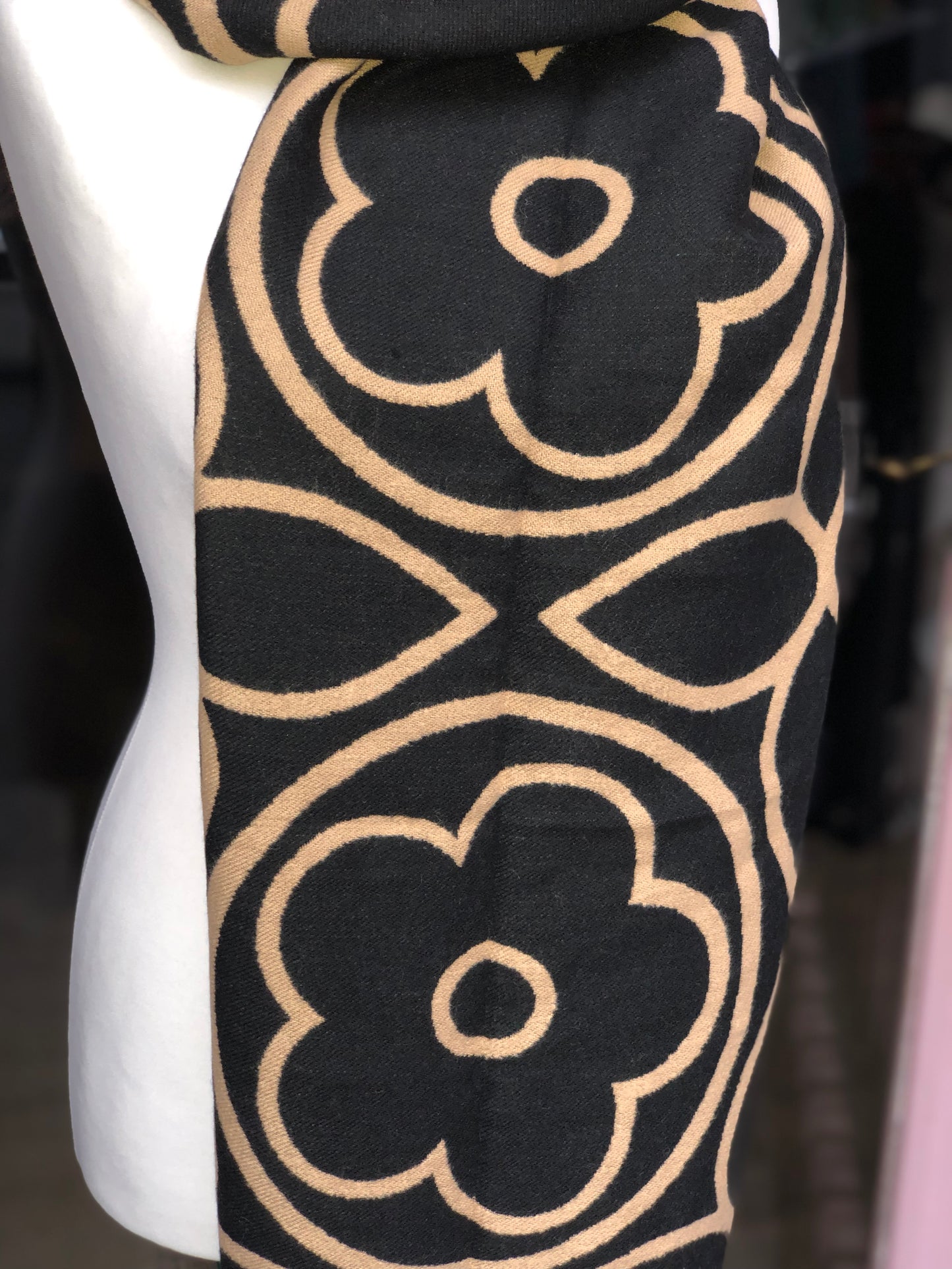 Reversible Flower Scarf