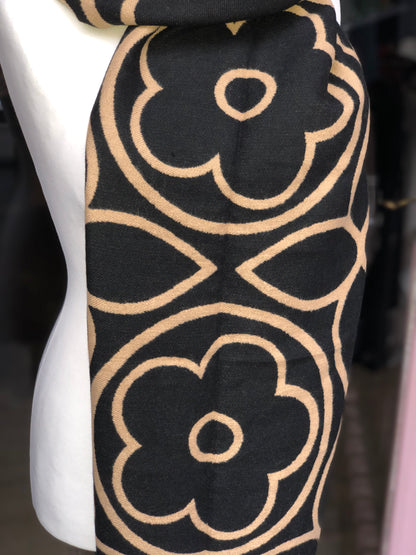 Reversible Flower Scarf