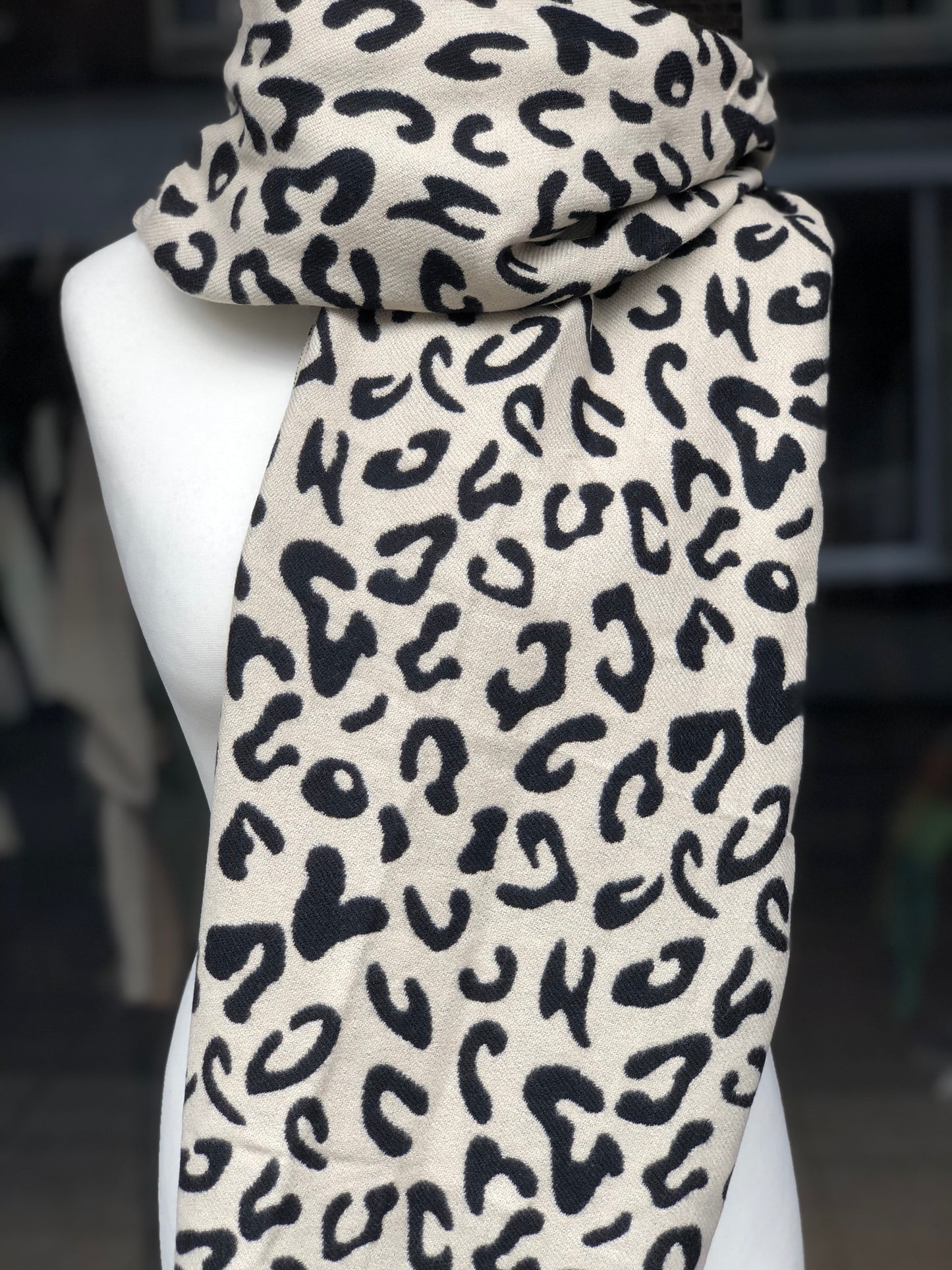 Animal Print Reversible Scarves