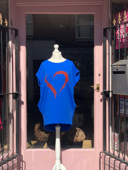 Oversized Heart T - Shirt
