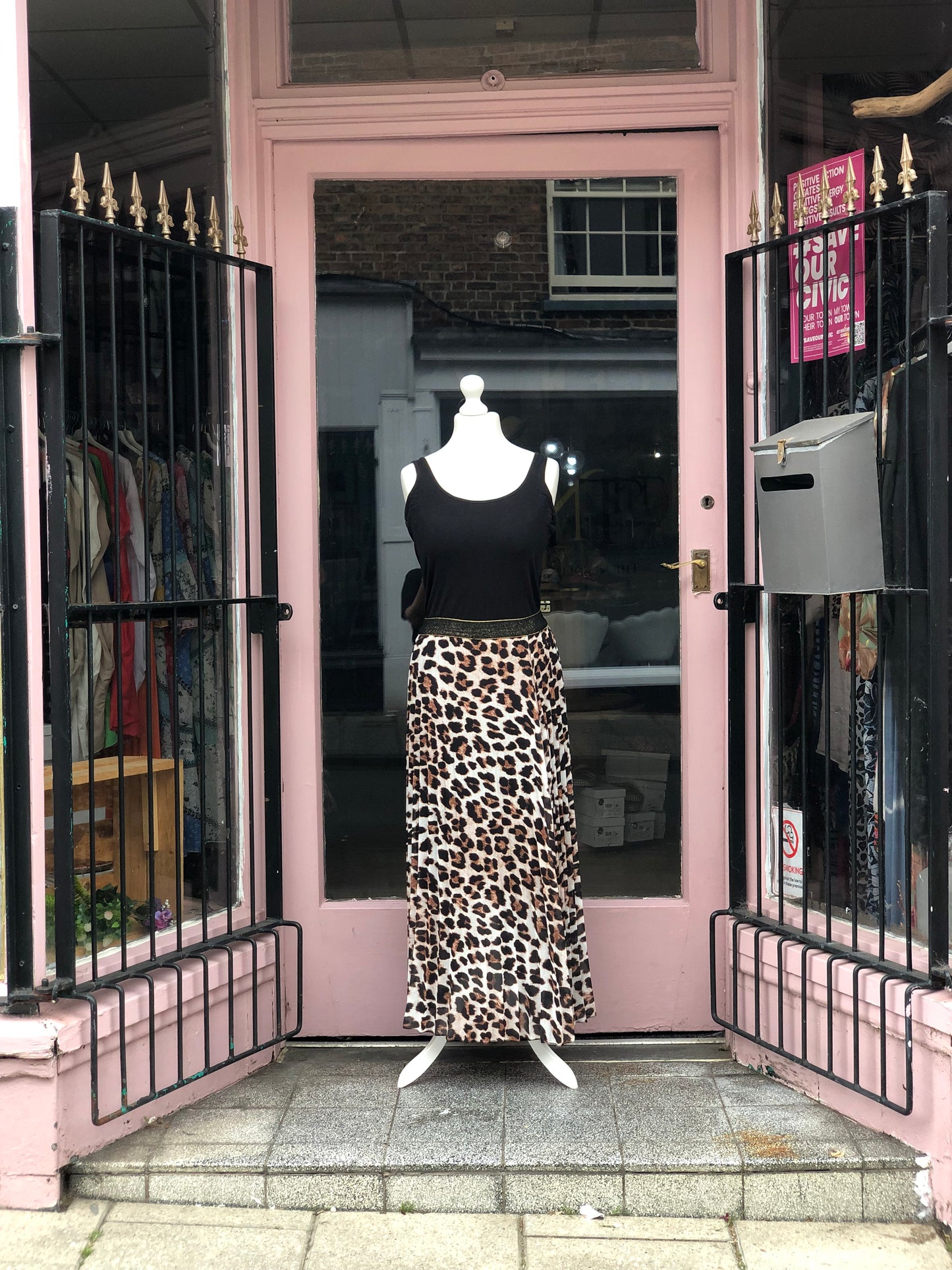 Cheetah Print Maxi Skirt