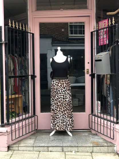 Cheetah Print Maxi Skirt