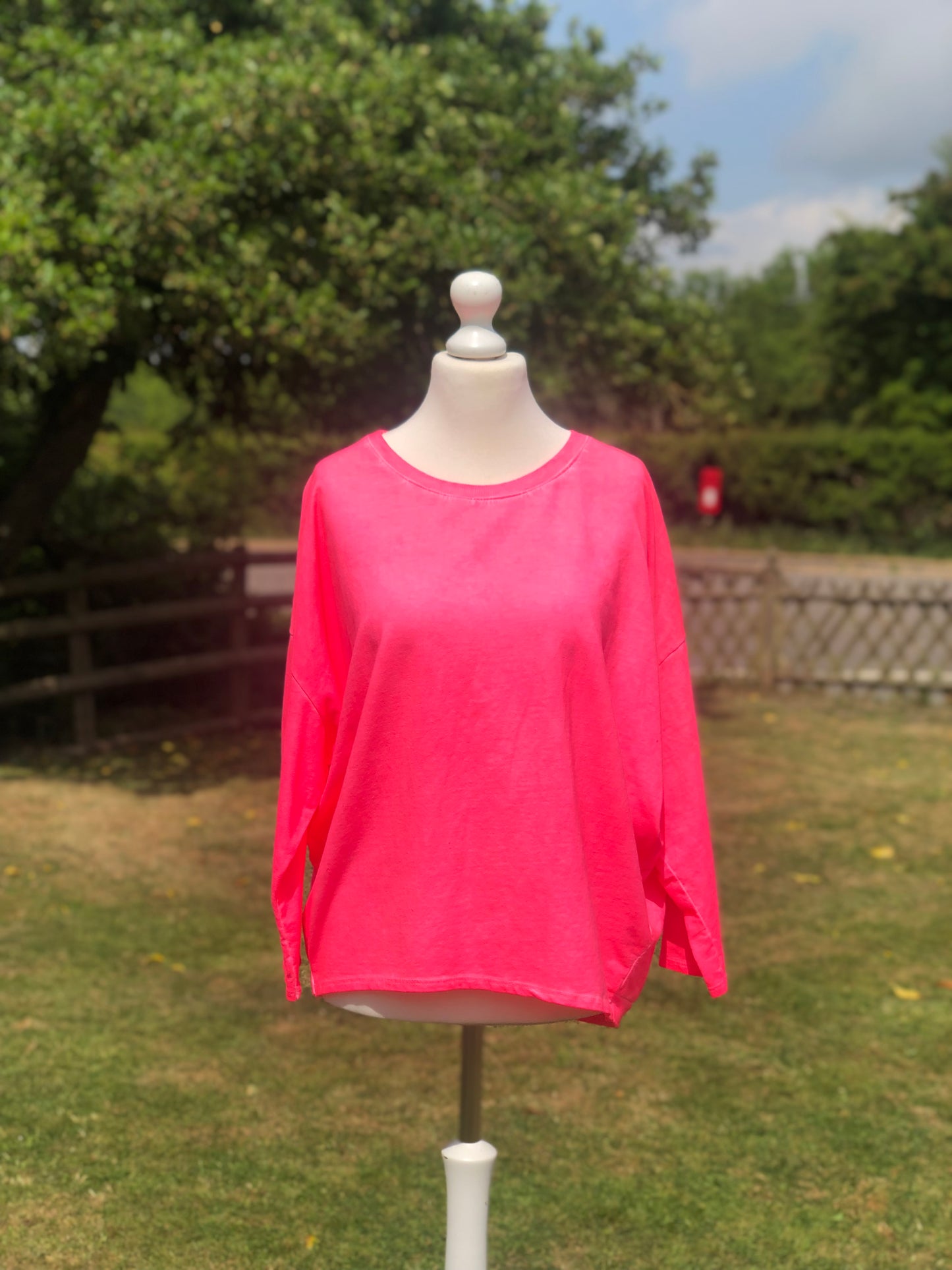Neon Pink Sweatshirt
