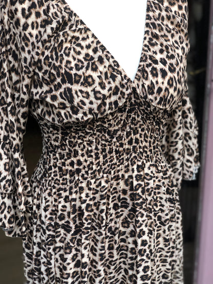 Animal Print Maxi Dress