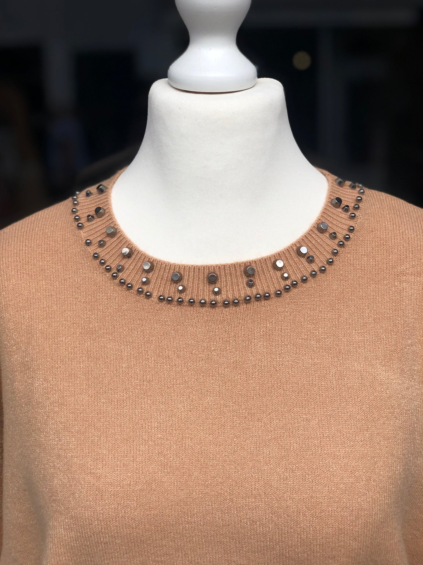 Stud Collar Jumper