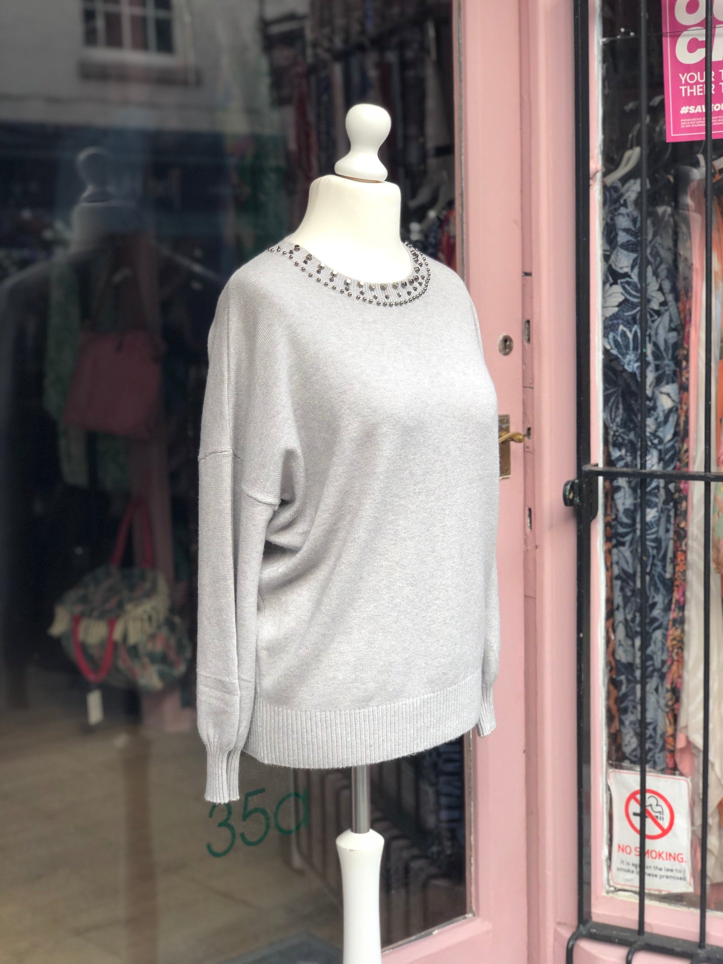Stud Collar Jumper