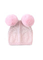 Double Pom Pom Hat